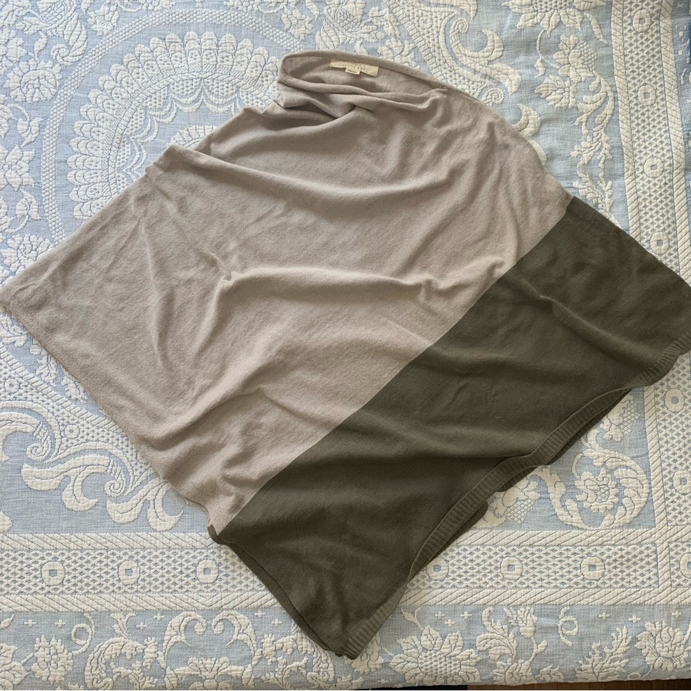 Two-Tone Sustainable Poncho